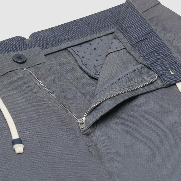 OLGYN Men’s Slim Fit Gray Bermuda Shorts - Picture 3 of 5